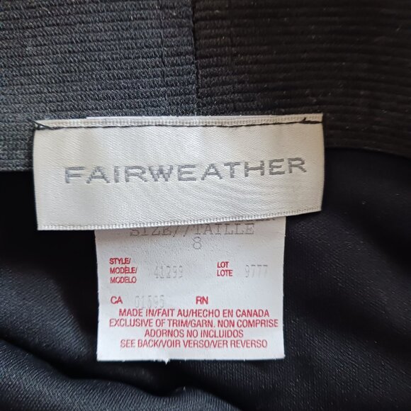 Fairweather Gown Party Dress, black size 8, halter Fairycore - Picture 5 of 5